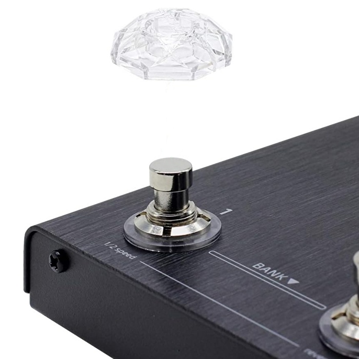 Hotone 10'lu Şeffaf Footswitch Kapağı